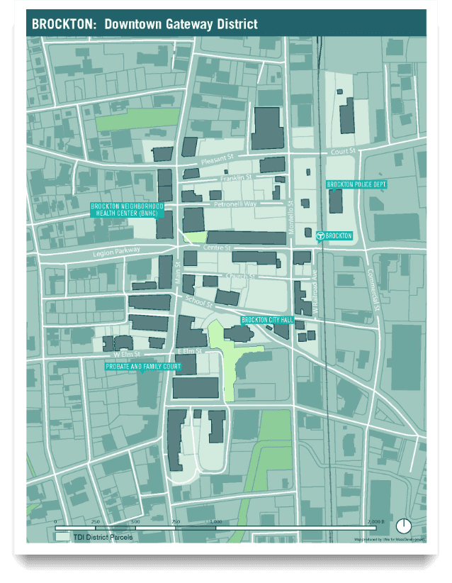Downtown Gateway District Map