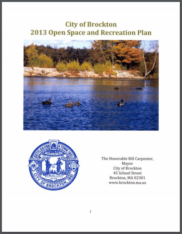2013 Open Space and Recreation Plan Cover