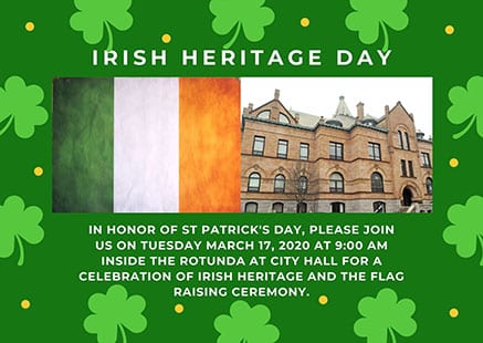 Irish Heritage Day Flyer 2020