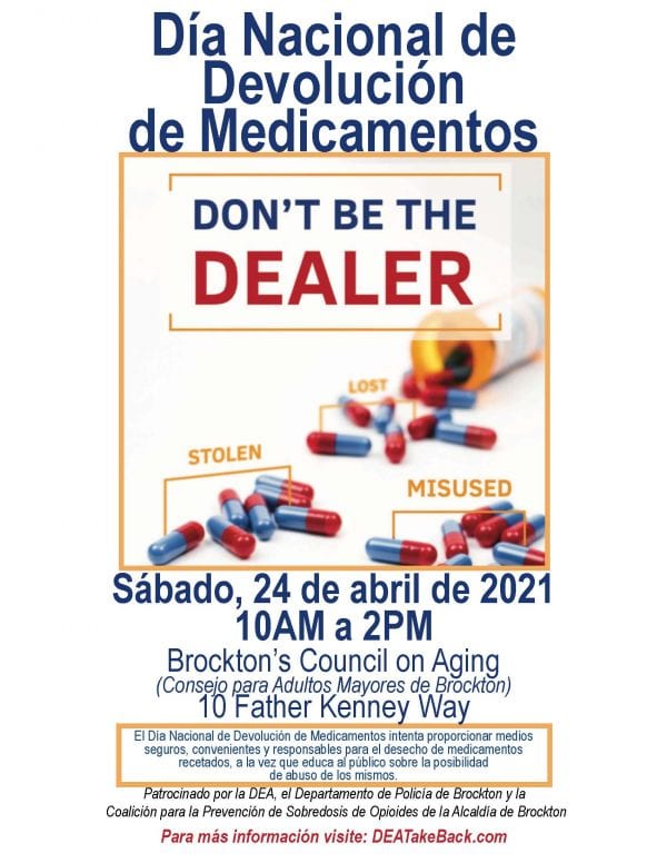 Drug Take-Back Flyer Spanish