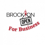 Brockton Open For Business Initiative Sign