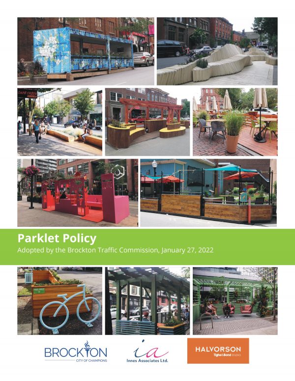 Cover Page for the Parklet Policy Booklet