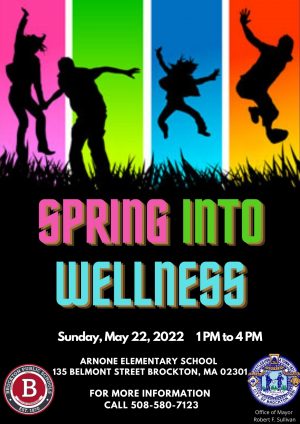 Spring into Wellness Flyer for May 22, 2022