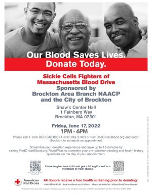 Blood Drive Flyer for June 17, 2022