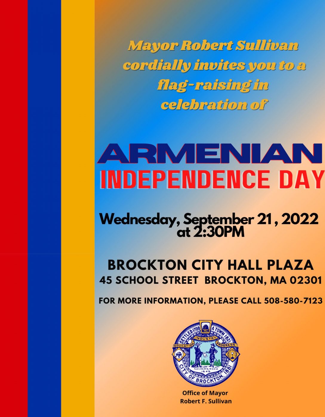 Armenian Independence day flyer 2022
