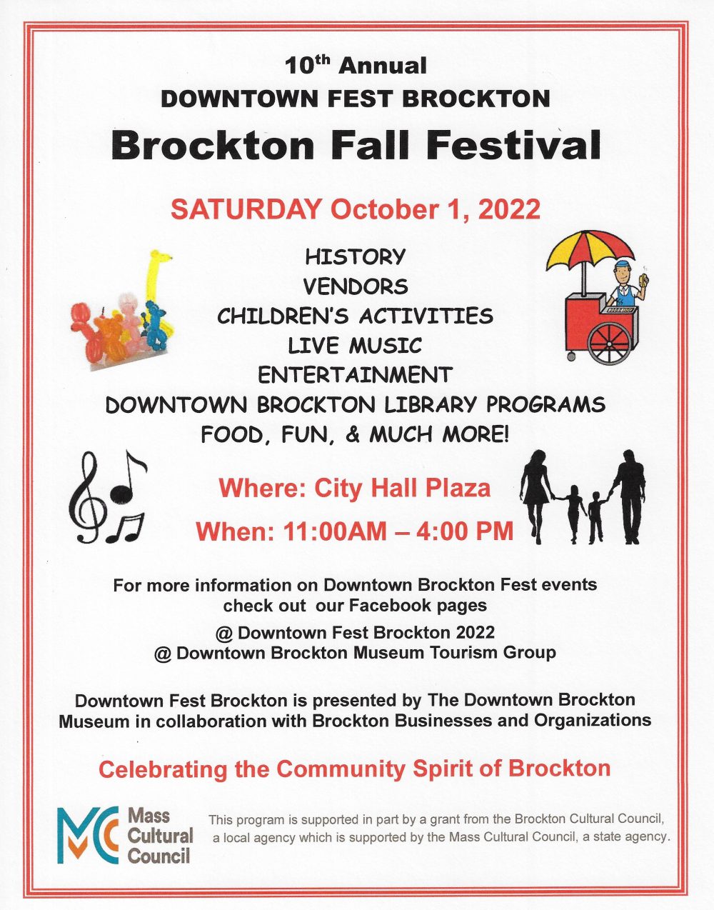 Brockton Fall Festival Flyer