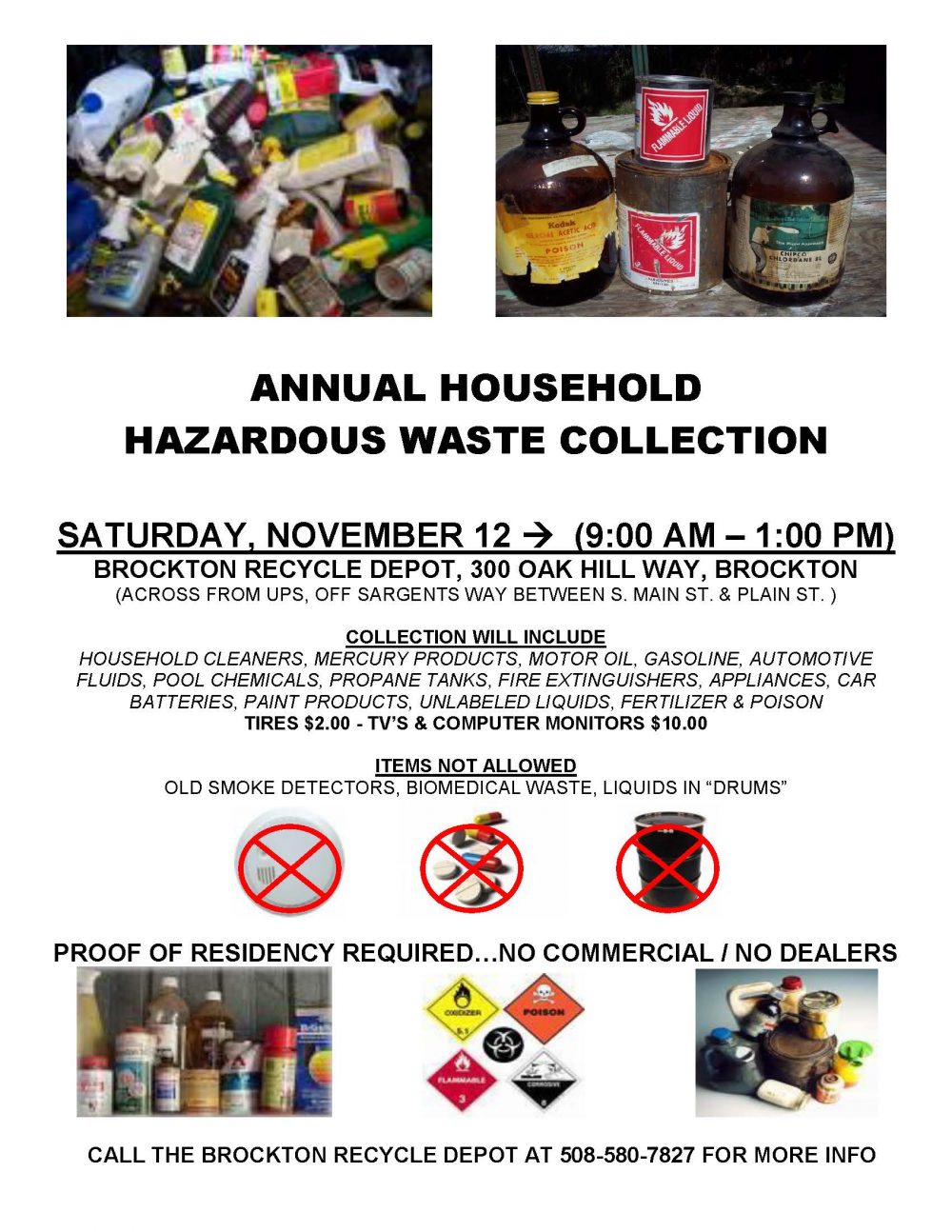 Hazardous Waste Day Flyer