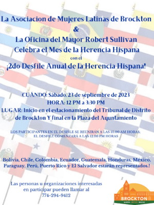 Hispanic Heritage Parade Flyer - Spanish