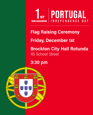 Portuguese Flag Raising December 1, 2023