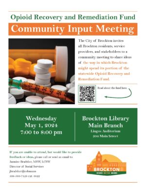 2024 Opioid Community Meeting Flyer