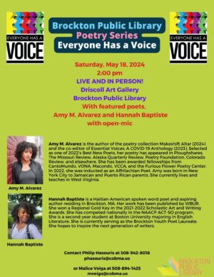 Everyone Has a Voice May 2024 Flyer