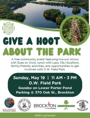 Give a hoot about the park Flyer for May 2024